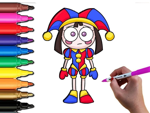 Pomni Coloring Time_img